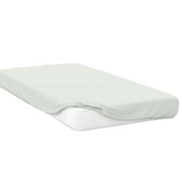 Serene Single Apple Green Brushed Cotton Fitted Bed Sheet - Wilko