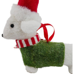 Hanging Christmas Dog Decoration Multicolour - Santa's Chalet - Wilko - thumbnail 7