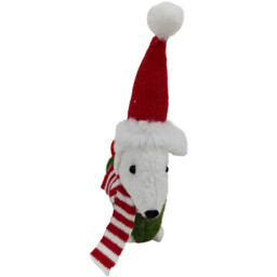 Hanging Christmas Dog Decoration Multicolour - Santa's Chalet - Wilko - thumbnail 5