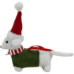 Hanging Christmas Dog Decoration Multicolour - Santa's Chalet - Wilko - thumbnail 3