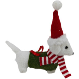 Hanging Christmas Dog Decoration Multicolour - Santa's Chalet - Wilko - thumbnail 4