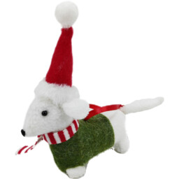 Hanging Christmas Dog Decoration Multicolour - Santa's Chalet - Wilko - thumbnail 1