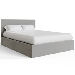 GFW King Size Charcoal Grey Velvet End Lift Ottoman Bed with Memory Pocket Spring Mattress - Wilko - thumbnail 4