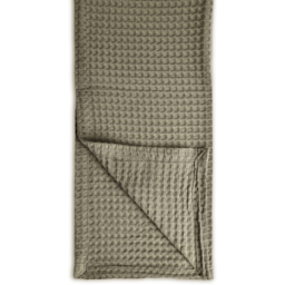 Allure Home Fashions Hotel Khaki Waffle Throw Blanket 225 x 250cm - Green - Wilko - thumbnail 4