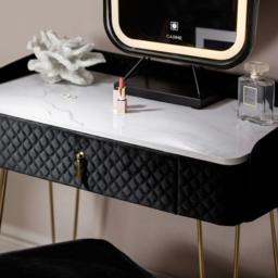 CARME Home Monaco Black Square LED Touch Sensor Vanity Mirror - Size: 17 x 56.5 x 47cm - Wilko - thumbnail 5