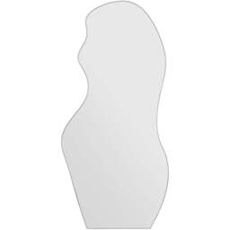 MirrorOutlet The Lacuna Frameless Pond Wall Mirror 170 x 80cm - Clear - Wilko - thumbnail 1