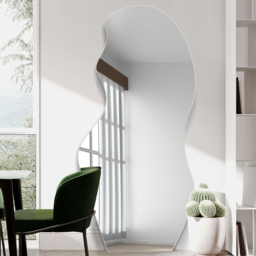 MirrorOutlet The Lacuna Frameless Pond Wall Mirror 170 x 80cm - Clear - Wilko - thumbnail 3