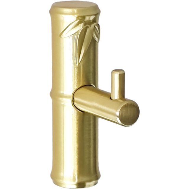 Bamboo Robe Hook Gold - Wilko - image 1