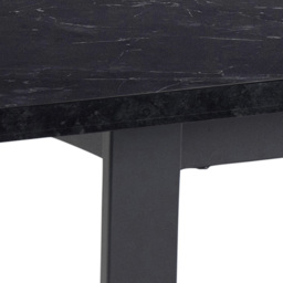 Florence Amble 6 Seater Dining Table Black - Furniture To Go - Wilko - thumbnail 6