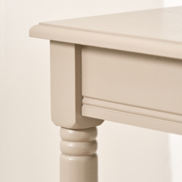 Pacific Lifestyle Heritage Single Shelf Putty Pine Wood Console Table - Size: 80 x 80 x 36cm - Cream - Wilko - thumbnail 5