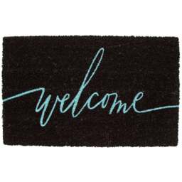 Coco & Coir Neon Life Coir Door Mat 45 x 75cm - n/a - Coco & Coir ® - Wilko