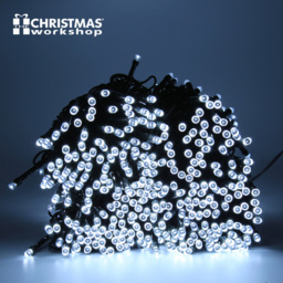 The Christmas Workshop 600 White LED String Light - Wilko - thumbnail 6