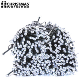 The Christmas Workshop 600 White LED String Light - Wilko - thumbnail 3