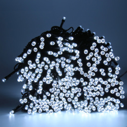 The Christmas Workshop 600 White LED String Light - Wilko