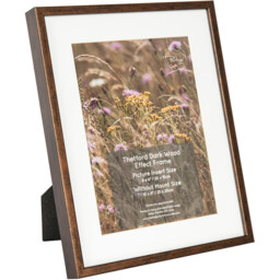 Thetford Dark Wood Effect Frame Brown 10 x 8in - Wilko