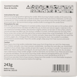 Steve Rhodes You're My Crush Rose and Vanilla Scented Candle with White Mug - Size: 12 x 11.5 x 11.5cm - Wilko - thumbnail 7