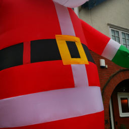 Samuel Alexander Santa with Raised Arm Inflatable Christmas Decoration 20ft - Size: 600 x 250 x 250cm - Red - Wilko - thumbnail 6