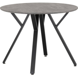 Seconique Athens Avery 4 Seater Round Dining Set Concrete and Emerald Green - Grey - Wilko - thumbnail 4