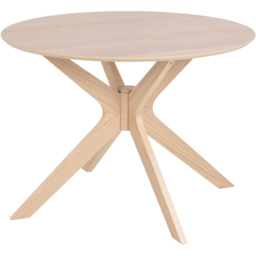 Florence Duncan Round 4 Seater Dining Table White Oak - Furniture To Go - Wilko - thumbnail 3