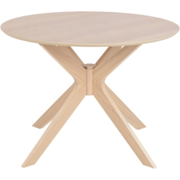 Florence Duncan Round 4 Seater Dining Table White Oak - Furniture To Go - Wilko - thumbnail 4