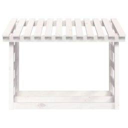 vidaXL White Pine Wood Firewood Log Holder 78 x 108 x 64.5cm - Wilko - thumbnail 5