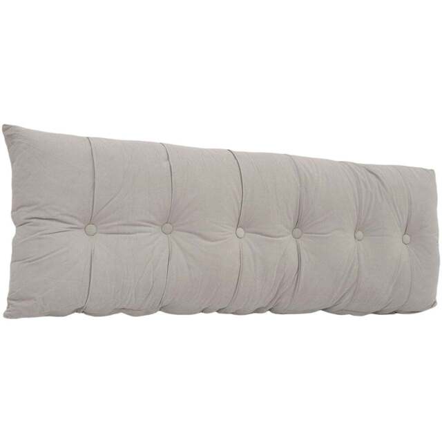 Living and Home Dark Grey Chenille Headboard Pillow 60 x 180cm - Size: 60 x 180 x 18cm - Wilko - image 1