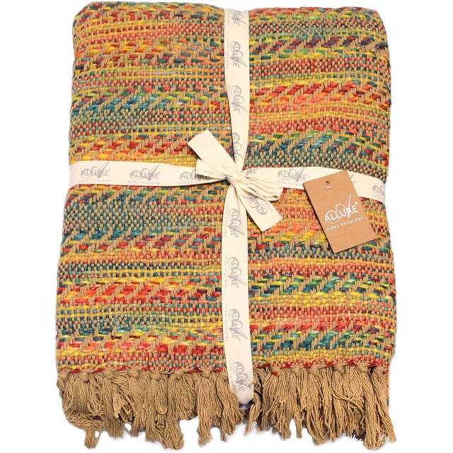 Allure Home Fashions Banjara Traveller Throw 130 x 170cm - Multi - Wilko - image 1