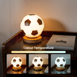 ValueLights Dougie Dimmable Rechargeable LED Table Lamp - Size: 17.5 x 15 x 15cm - White - Wilko - thumbnail 7