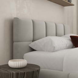 DS Living Ovella King Size Pebble Cubed Ottoman Bed - Grey - Wilko - thumbnail 3