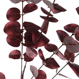Leaf Burgundy Eucalyptus Artificial Foliage 100cm 6 Pack - Size: 100 x 20 x 20cm - Green - Wilko - thumbnail 3