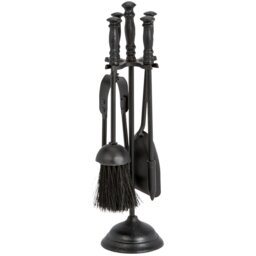 5 Piece Companion Set Black - Inglenook - Wilko