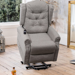 Artemis Home Crawley Light Grey Massage and Heat Electric Lift Assist Recliner Chair - Size: Single - Wilko - thumbnail 5