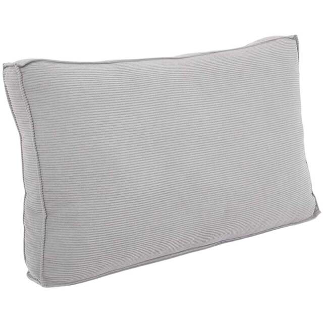 Living and Home Light Grey Soft Corduroy Cushion 53 x 70cm - Size: 15 x 70 x 53cm - Wilko - image 1