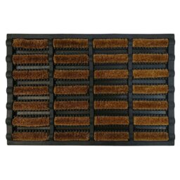 Primeur Brown Door Mat - Wilko - thumbnail 1