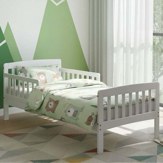 Kidsaw Jinsen Toddler Bed - White - Wilko - image 1