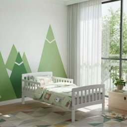 Kidsaw Jinsen Toddler Bed - White - Wilko - thumbnail 6