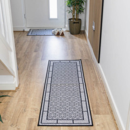 JVL Avanti Grey Rubber Backed Door Runner 50 x 150cm - Size: 150 x 50 x 0.3cm - Wilko - thumbnail 3
