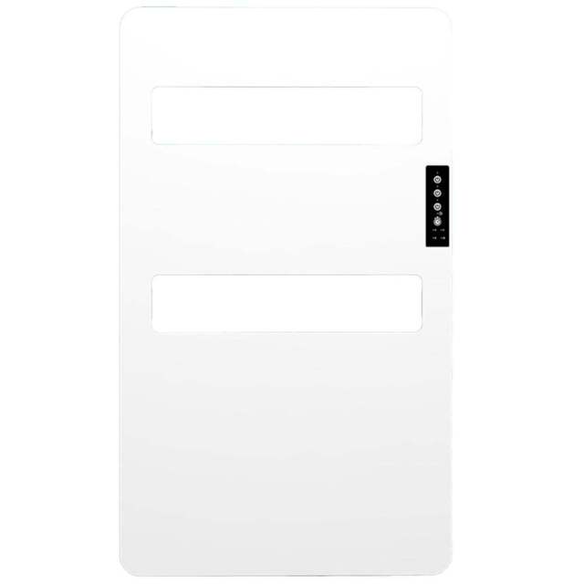 Mirrorstone Electric Towel Rail - Size: 90 x 46 x 8.3cm - White - Wilko - image 1