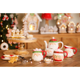 The Seasonal Gift Co. Santa & Friends Nordic Mrs Claus Ceramic Mug - Size: 9 x 13 x 9.5cm - White - Wilko - thumbnail 4