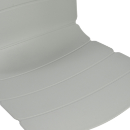 Core Products Bali Set of 2 Light Grey Plastic Kitchen Chair - Wilko - thumbnail 6
