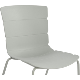 Core Products Bali Set of 2 Light Grey Plastic Kitchen Chair - Wilko - thumbnail 5