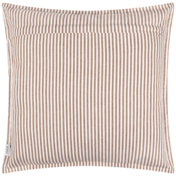 Yard Hayle Natural Cotton Polyester Filled Outdoor Cushion 50 x 50cm - Orange - Wilko - thumbnail 3