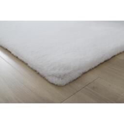 Mink Faux Rabbit Fur Rug 150 x 100cm - Wilko - thumbnail 4