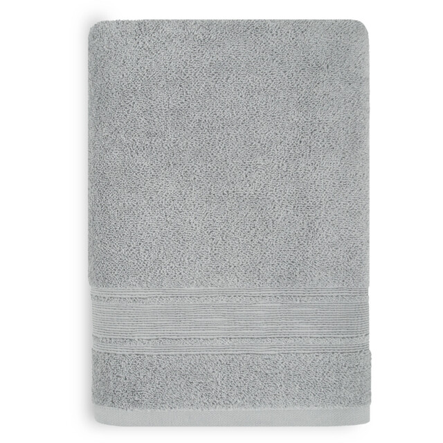 Air Rich Bath Sheet Grey - Wilko - image 1