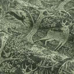 furn. Winter Woods Emerald Animal Chenille Eyelet Curtains 229 x 137cm - Size: W 229 x D 137cm - Green - Wilko - thumbnail 6