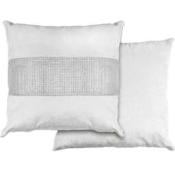 Serene Melia White Cushion Cover 43 x 43cm - Wilko - thumbnail 1