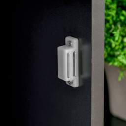 Portland 4 Shelf Storage Unit - Size: 60 x 50 x 65.5cm - Black - Wilko - thumbnail 6