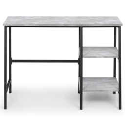 Julian Bowen Staten Concrete Desk - Size: 45 x 104 x 72cm - Black - Wilko - thumbnail 4