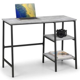 Julian Bowen Staten Concrete Desk - Size: 45 x 104 x 72cm - Black - Wilko - thumbnail 5
