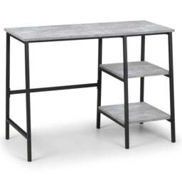 Julian Bowen Staten Concrete Desk - Size: 45 x 104 x 72cm - Black - Wilko - thumbnail 3